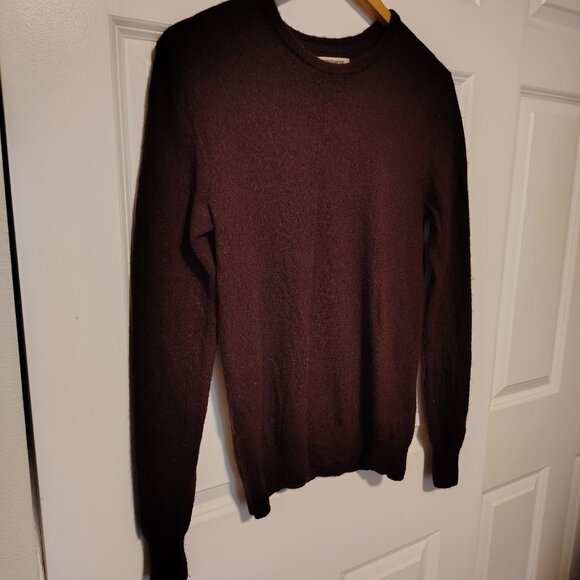 Goodthreads Plum Purple 100% Merino Wool Sweater Top - Picture 3 of 6